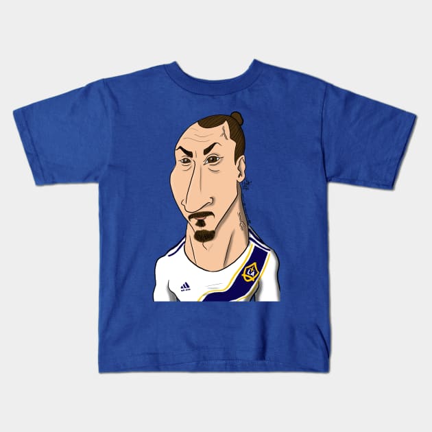 Zlatan Kids T-Shirt by Luzinha